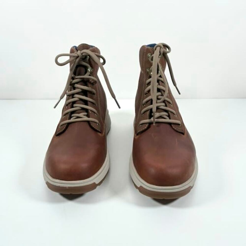 Timberland Men's Atwells Ave Brown Leather Lace-up Waterproof Boots - US10 EU44 - Picture 2 of 9